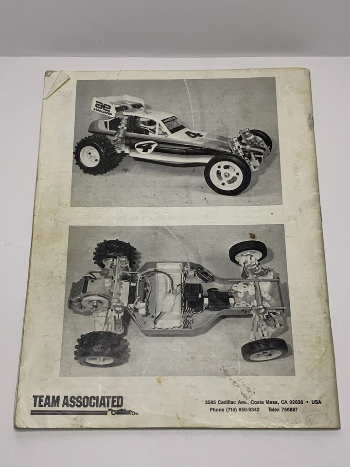 VTG Team Associated RC10 Assembly Guide Manual And Operating Instructions - Image 2 of 3