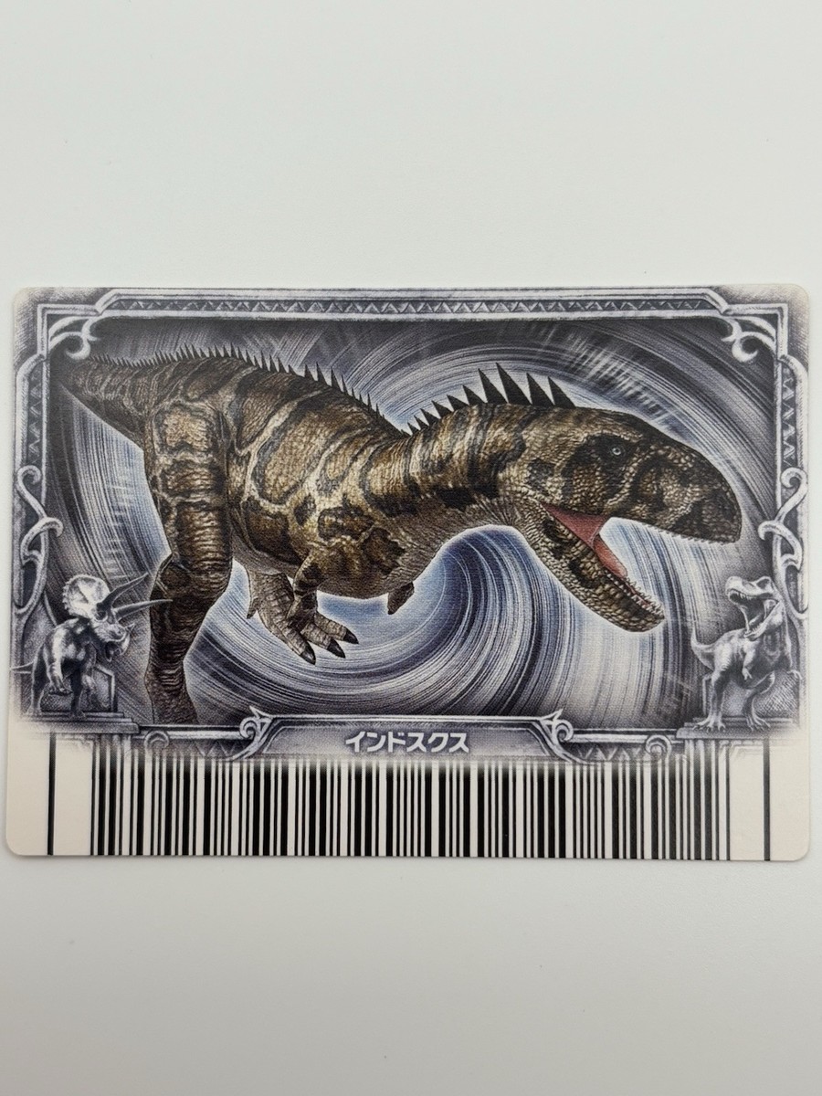 Dinosaur King Carddass Japanese Indosuchus Sega Vintage From Japan