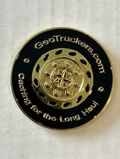 GeoTruckers.com Geocache Coin Activated - Adoptable