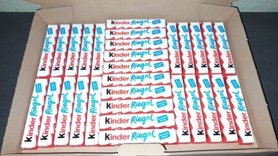 Ferrero 100 Kinder Riegel  - Ferrero Schokoriegel, MHD 10-2026