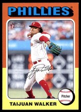 Taijuan Walker 2024 Topps Heritage #384 Phillies MLB READ FREE SHIP AutographDen