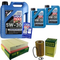 Mann Inspektionspaket 7L Liqui Moly Longtime 5W-30 FüR Mercedes B-Klasse W246