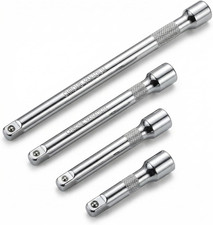 Emstar 4pcs 14 Drive Socket Extension Set 2 3 4 6 Cr-v Bars