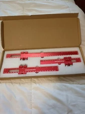 New Woodworking Ruler Precision Marking T-Ruler Scriber Square Hole Gauge Alloy