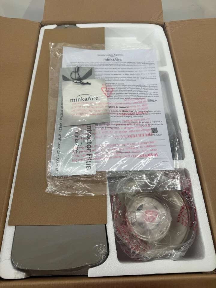 MinkaAire F556-BN Contractor Plus 5 Blade Indoor Ceiling Fan, Brushed Nickel - Image 2 of 4