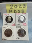2023 P D S S Silver & Clad Proof Kennedy Half Dollar 4 Coin Set PDSS
