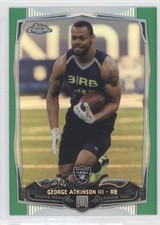 2014 Topps Chrome Green Refractor George Atkinson III #148 fm0