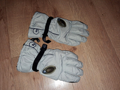 Ski Handschuhe Quechua Self Heat Hygiotech grau Größe M top Zustand