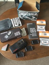 Olympus Pearlcorder S912 Outfit Microcassette Pocket Tape  Recorder, Not Working