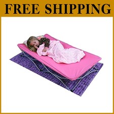 Portable Toddler Bed, Pink - Easy Setup, Lightweight