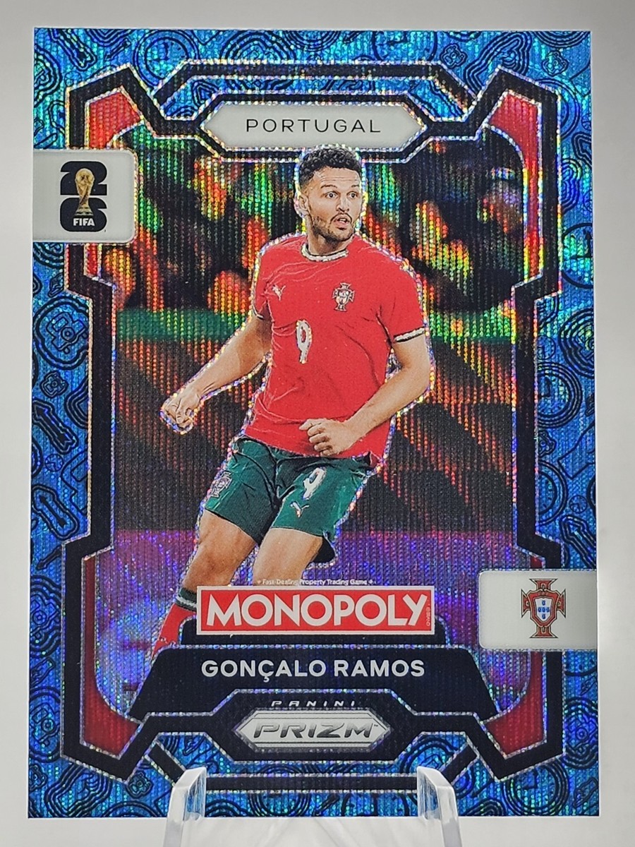2026 Panini Prizm Monopoly FIFA World Cup Goncalo Ramos #30 Blue