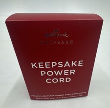 Hallmark Keepsake Power Cord Wall Plug Up To 7 Ornaments, Year 2017 Later NEW