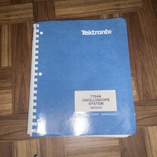 Tektronix 7704A Oscilloscope System Service Manual Original Vintage