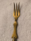 Vintage Trench Art Fork-Spent Brass Bullet With Reims Cathedral France Badge — photo 6