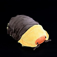 Juguete de peluche Woodlouse de patito de simulación de 13 pulgadas, lindo animal de peluche de insecto de píldora