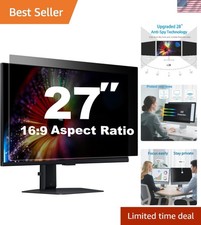 Easy-Install 27 Inch Privacy Screen for Monitors - Protects Your Information