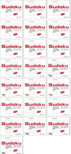 Sudokublock - zur Auswahl
