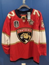 Florida Panthers Sergei Bobrovsky Adidas Primegreen Jersey W/ SCF 30th Patch