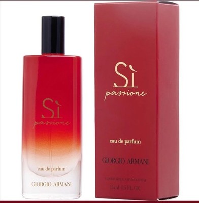 Giorgio Armani Si Passione Eau de Parfum 15 mL .5oz Sealed New In Box Sexy