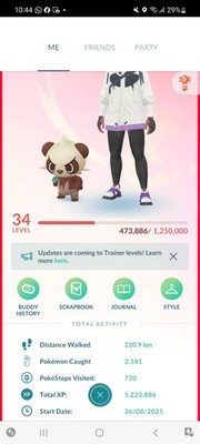 Pokemon Go (Stufe 34) Shiny Pancham (63 Shinys)