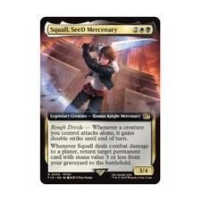 WotC Universes Beyond: FINAL FANTAS Squall, SeeD Mercenary (Extended Art) NM