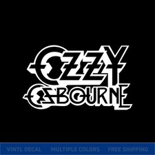 Ozzy Osbourne Logo Vinyl Decal   Rock Band Car Window Sticker Premium