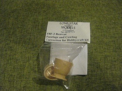 Sealed Grumman F8F-2 Bearcat Fuselage & Cowling  set 1/48 scale Lone Star Models