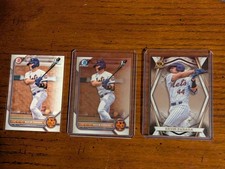 Kevin Parada 2022 Bowman Draft Baseball Invicta, Chrome BDC-47 and Paper BD-47