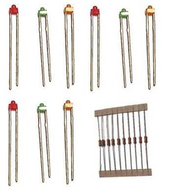 Train-Tech LED3 LED Pack Traffic Lights (3 Extra Sets)