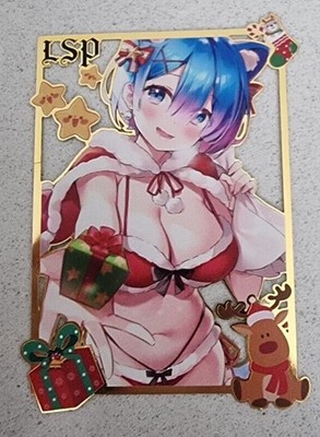 Rem - Re: Zero 157/200 Gold Metall Karte Waifu Goddess Story Anime
