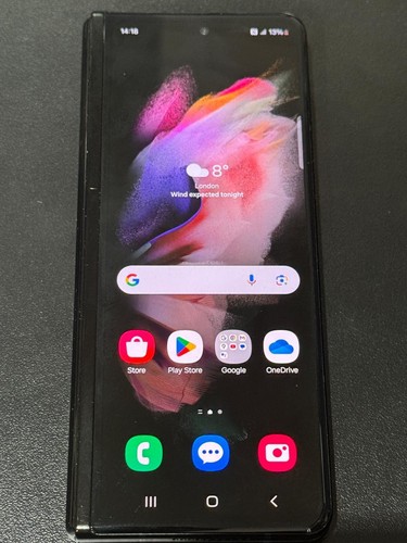 Samsung Galaxy Z Fold 3 5G SM-F926B/DS - 512GB - Black (Unlocked) -- - Afbeelding 2 van 5
