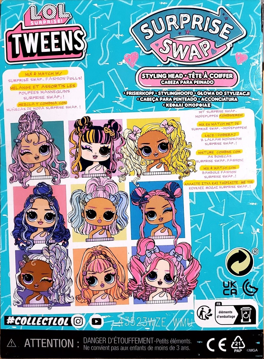 LOL Surprise Tweens Surprise Swap Styling Heads, Accessories