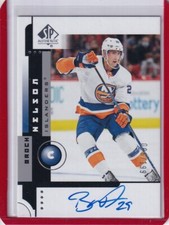 2021-22 SP Authentic '01-02 Retro Autographs #01RABN Brock Nelson AUTO /199