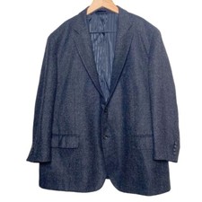 Speckled Black Wool Blazer Fully Lined 6 Pocket 2 Button Front