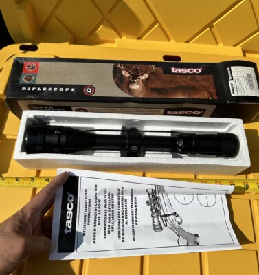 TASCO MAG IV MAG312x40 MATTE Black RIFLE SCOPE 3x12x40mm Hunting Target Vtg