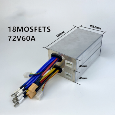 Contrôleur Scooter électrique Yunli 18 Mosfets 72V 60A Avec écran Accélérateur 6 Broches - Neuf