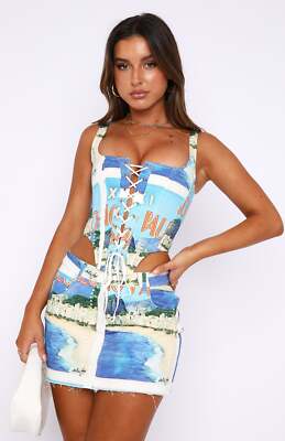 Whitefox Boutique Good News Bustier Sao Paulo (XS) & Power Hour Mini Skirt (XS)