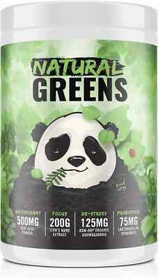 Panda Supps Natural Greens Superfoods Probiotics Mushrooms 2 Flavors New
