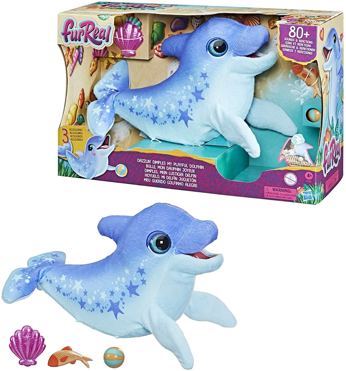 FUR REAL DOLLY IL DELFINO HASBRO F24015L00
