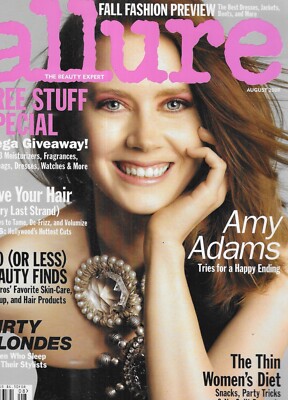 Allure Magazine Amy Adams Fashion Budget Beauty Hair Tips Thin Women's Diet 2009