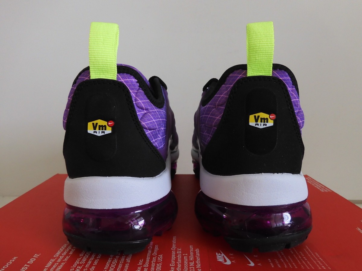 WMNS NIKE AIR VAPORMAX PLUS MULTI COLOR-BLACK-HYPER VIOLET SZ 7.5