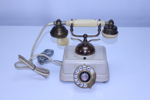 VTG Table Telephone Phone MCM Home Landline French Design Made Japan Victorian - Picture 18 of 21