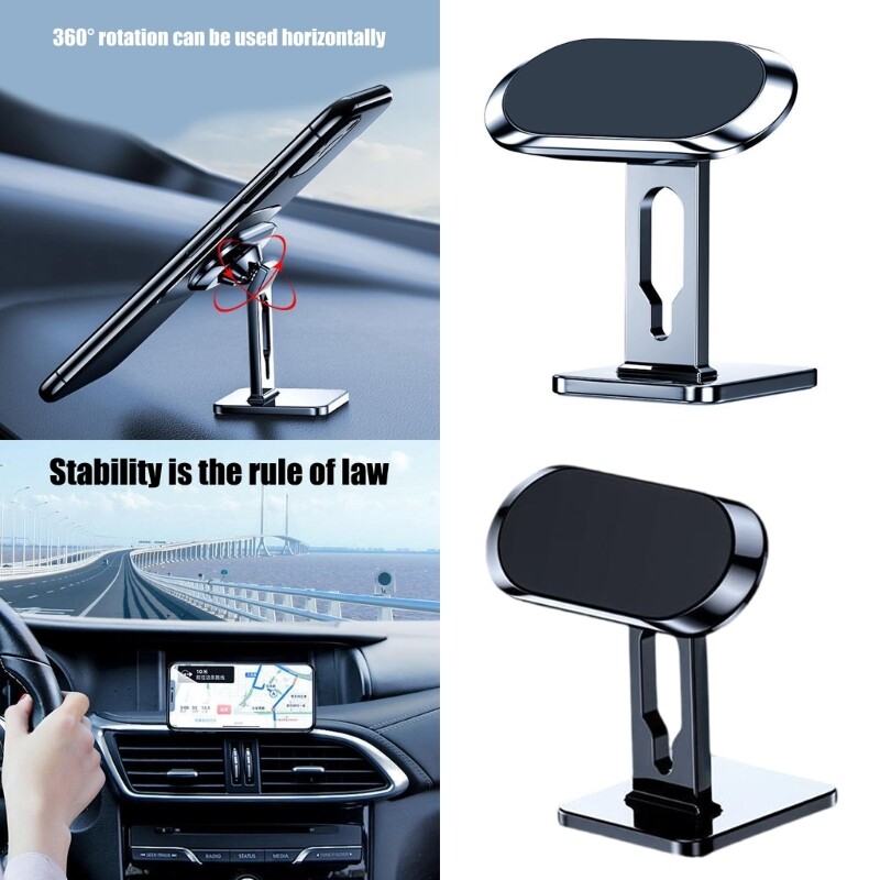 Secure Grip Small Car Phone Holder Car Dashboard Phone Mount Simple Installation
