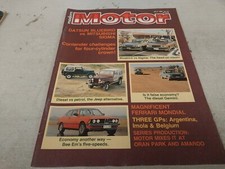 Jul 1981 Modern Motor Mag FORD LASER , Bluebird vs Sigma Jeep 