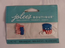Jolees Boutique Flags And Hats Uncle Sam America Patriotic Embellishments