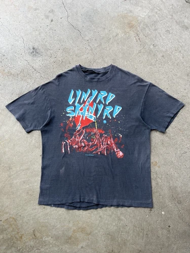 Lynyrd Skynyrd T-Shirt Southern Grace God Tribu 1980s vintage concert t-shirt, vintage, size L, single stitch, B+ condition