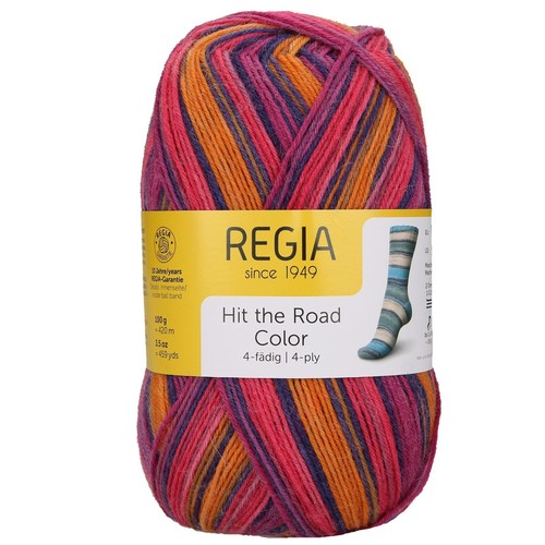 100g Schachenmayr Regia Color 4-fädig / 4-fach Sockenwolle Stricken (69,90€/kg) - Bild 102 von 494