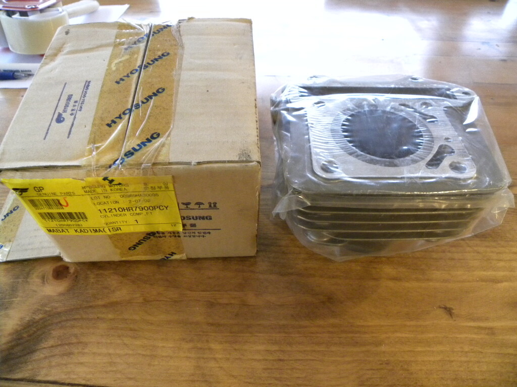 New genuine Hyosung RX125SM cylinder 4 valve DOHC | eBay