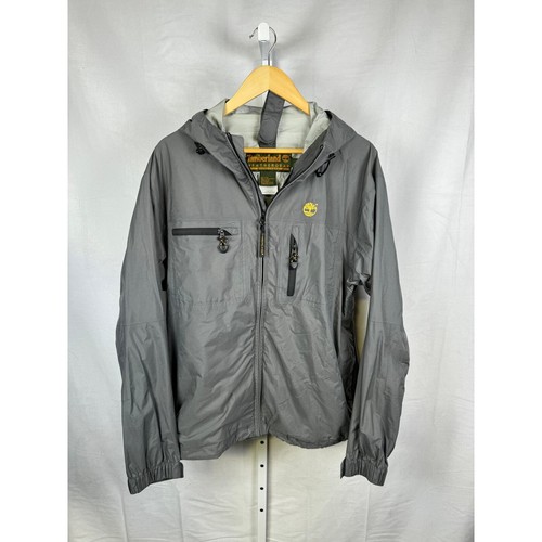 Timberland WeatherGear Waterproof Full Zip Hooded Packable Jacket Men's Large