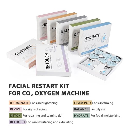 NEU Facial Pods Verbrauchsmaterial Gel Kit, Gesichtsschönheit Co2 Maschine für Salon - Bild 1 von 15